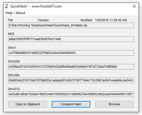 QuickHash_v1.1